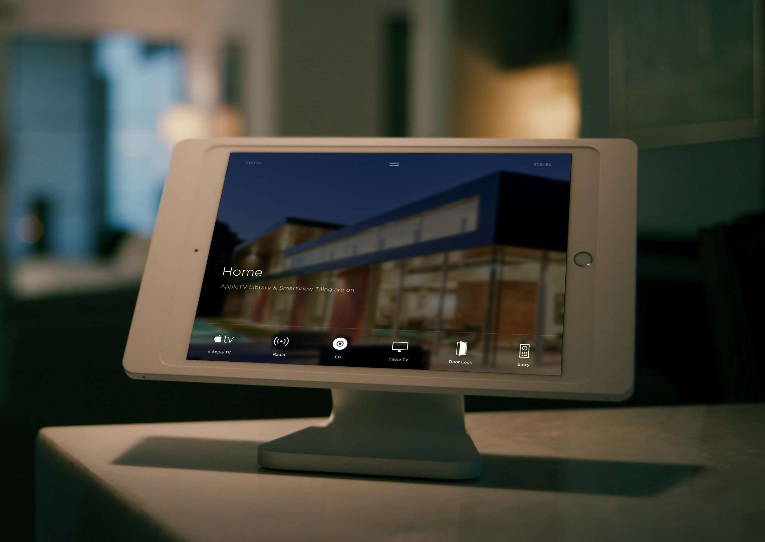 Savant Interface on an ipad